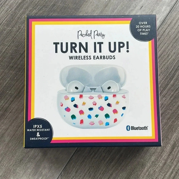 NWT 💖 Packed Party Bluetooth Headphones- Choice of 3 Different Patterns! - Picture 4 of 4